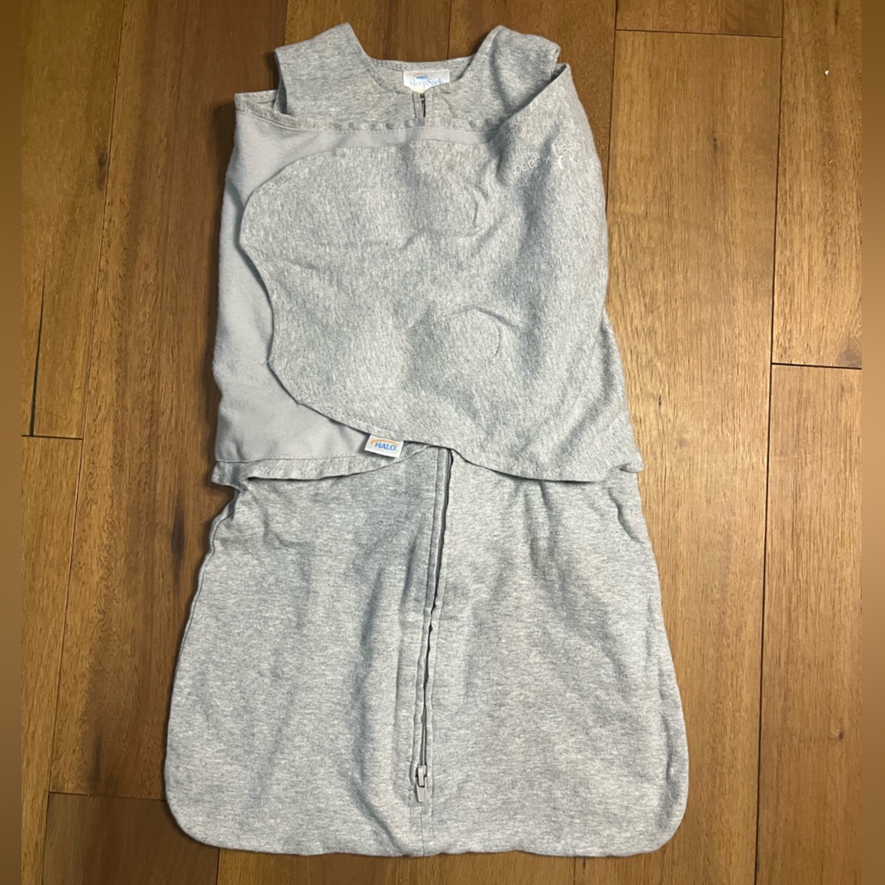 Halo Gray SleepSack Swaddle